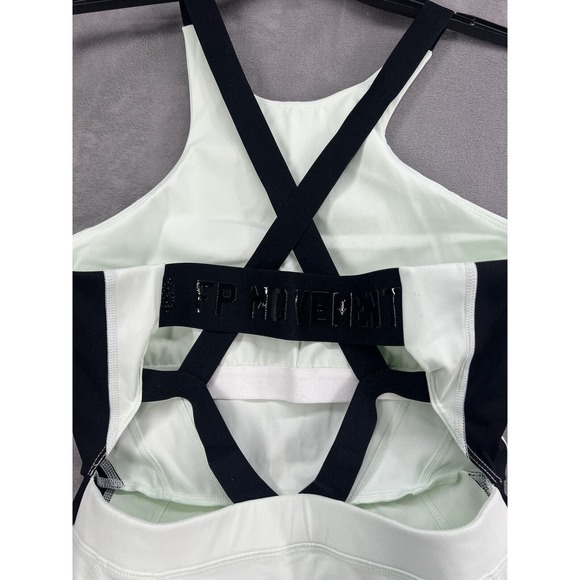 New Free People Movement Tonal Tension Studio Dress Set Size Medium Aqua Green - Picture 10 of 12